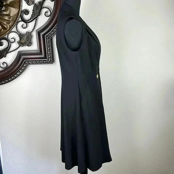 Calvin Klein Women’s Black Doubled Breasted Sleeveless Dress Size 10 Sleeveless - Picture 6 of 13